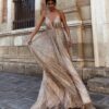 Elegant Sling Long Swing Dress - Image 3